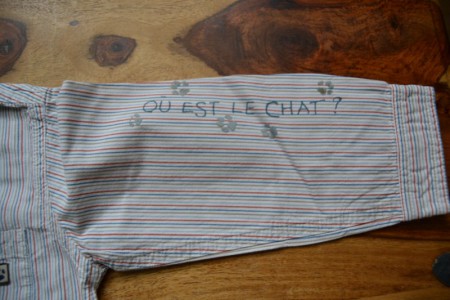 détails de la chemise Sergent Major